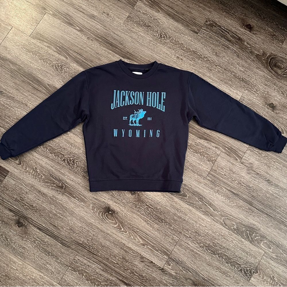 Melrose Place Jackson Hole Wyoming Sweatshirt New